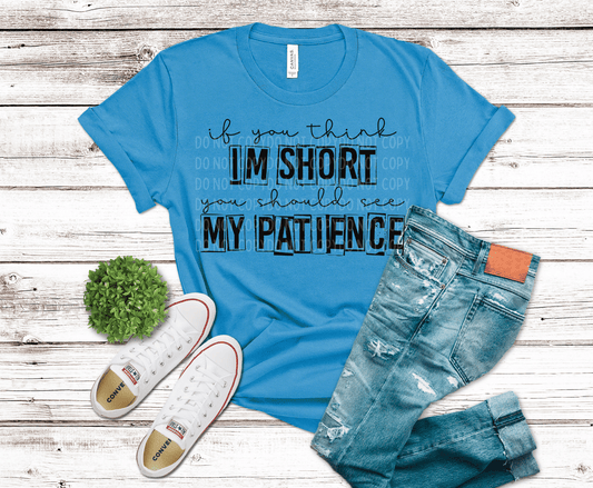 I'm Short | DTF
