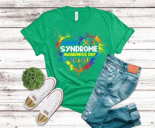 Down Syndrome Day Heart | DTF - Griffin Expressions