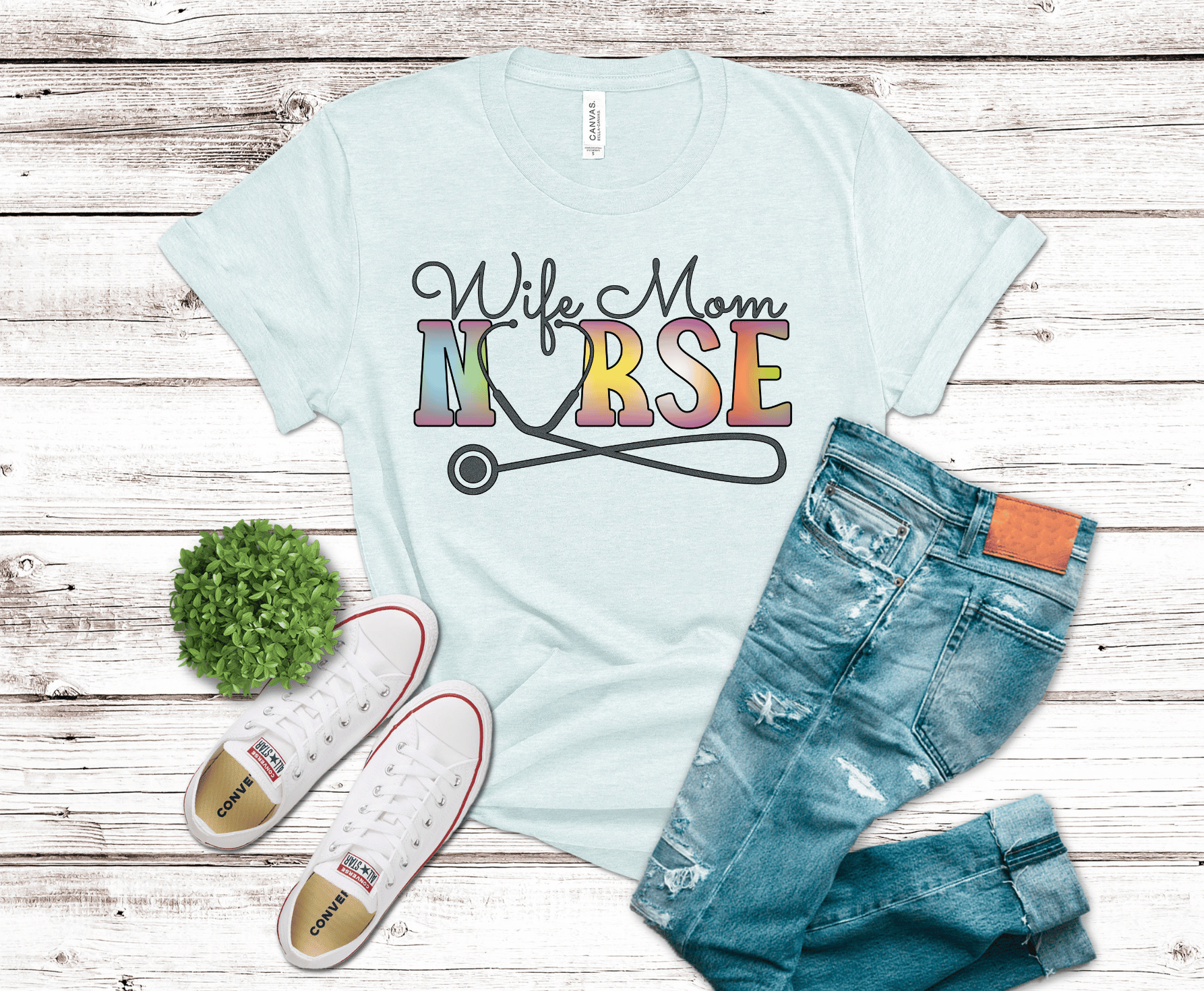 Mom Wife Nurse | DTF - Griffin Expressions