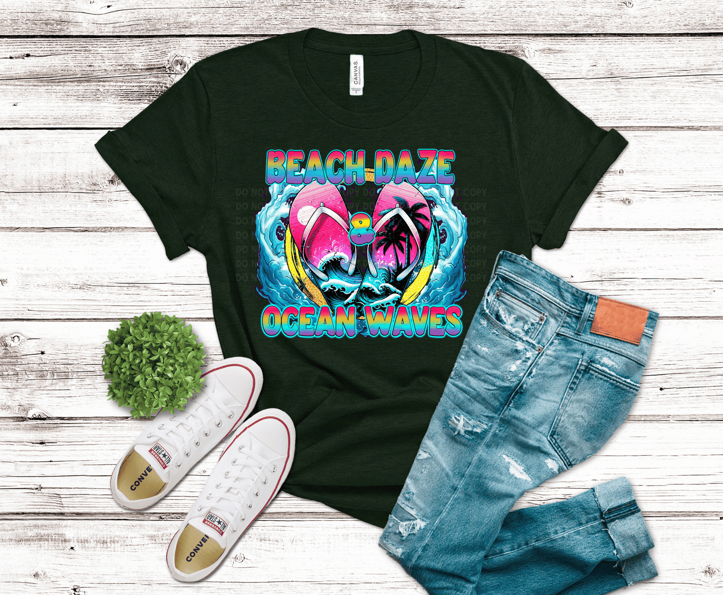 Beach Daze and Ocean Waves | DTF