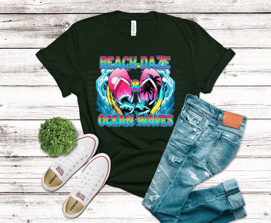 Beach Daze and Ocean Waves | DTF