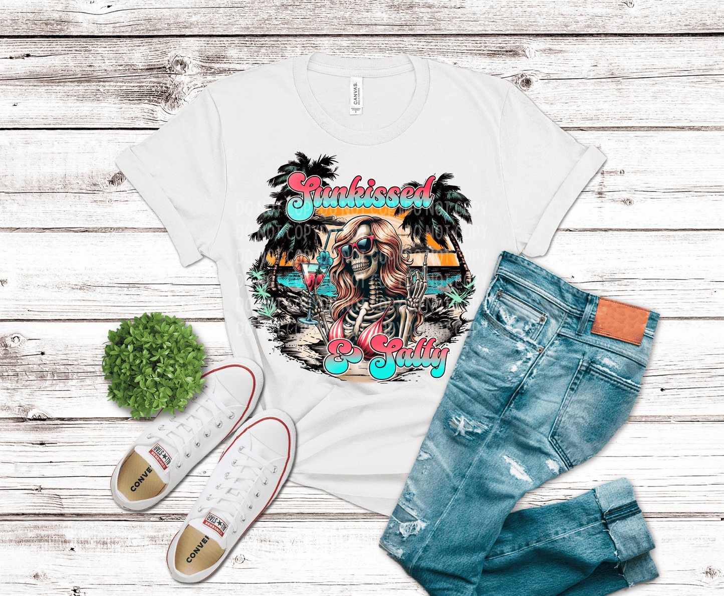 Skull Sunkissed & Salty | DTF
