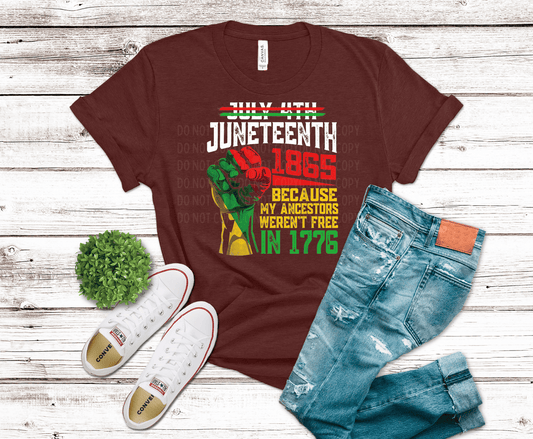 Juneteenth Weren't Free In 1776 | DTF