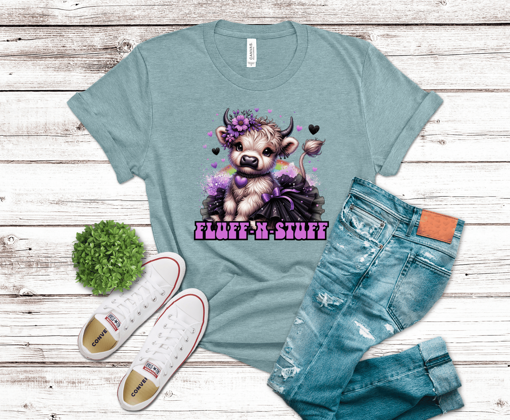 Highland Cows | Premade DTF Transfer Gang Sheet For Graphic Tees - Griffin Expressions