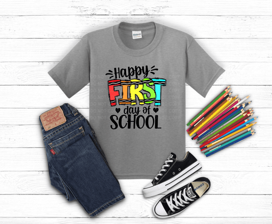 First Day Of School Crayons | DTF