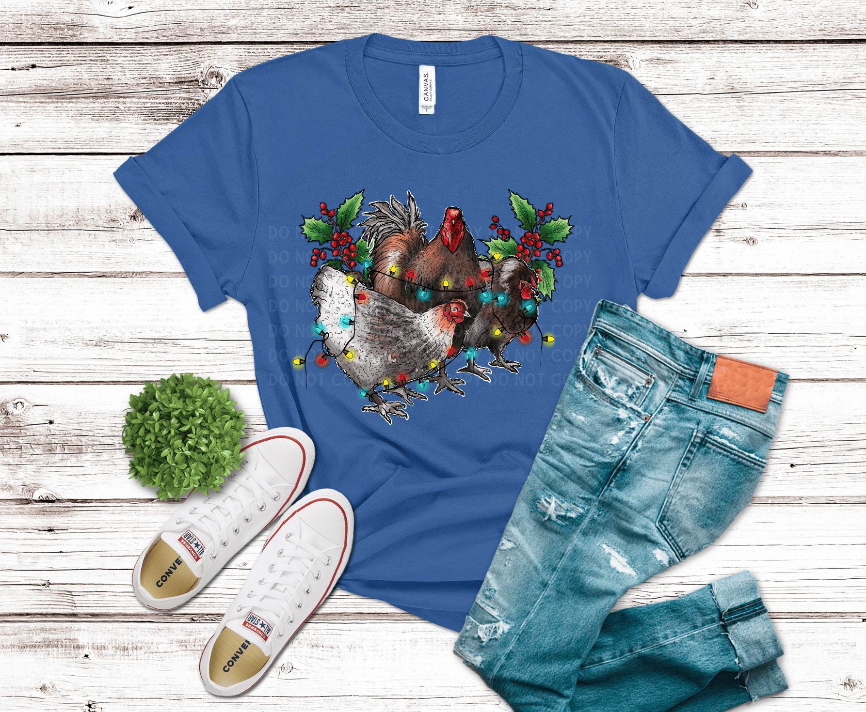 Chicken Christmas Lights | DTF - Griffin Expressions