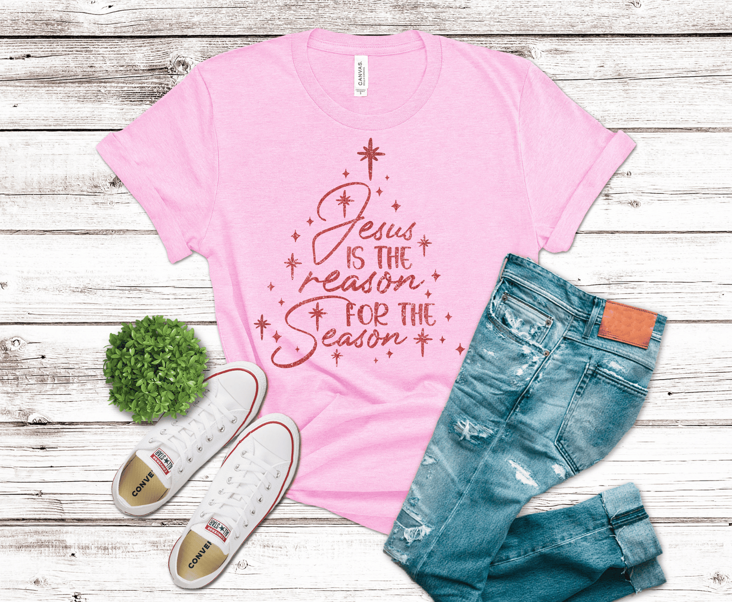 Premade DTF Transfer Gang Sheet For Graphic Tees | Christian Christmas
