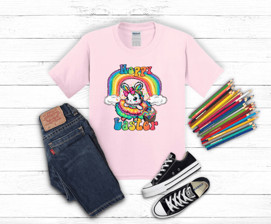 Colorful Girl Bunny Rainbow | DTF