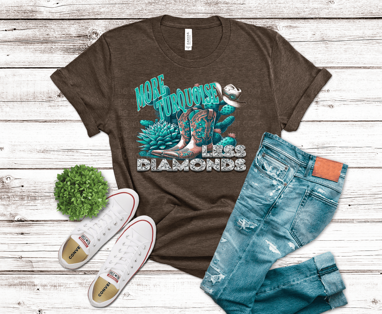 Premade DTF Transfer Gang Sheet For Graphic Tees | Girly Western