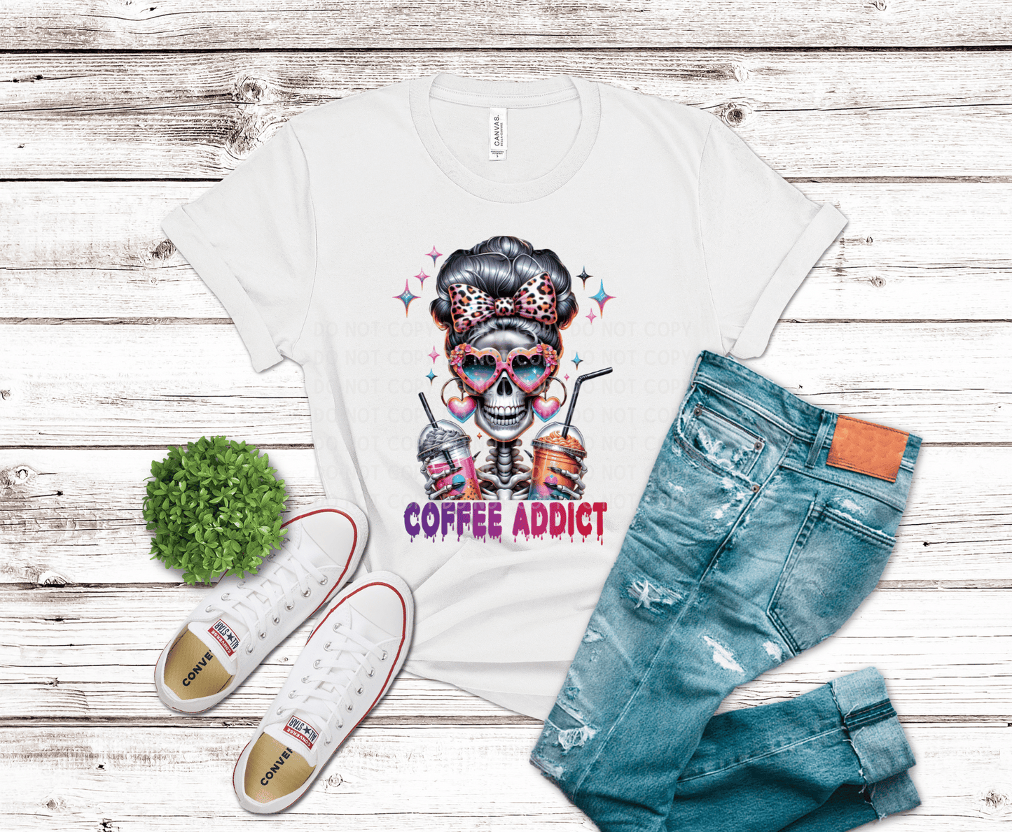 Premade DTF Transfer Gang Sheet For Graphic Tees| Sassy Skull