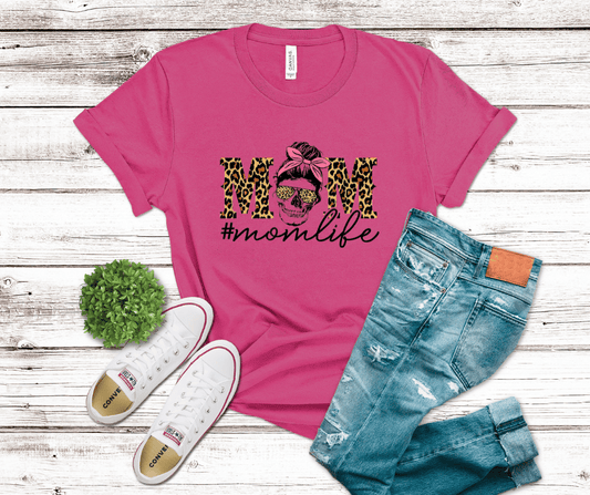 Mom Life Messy Bun Skull | DTF - Griffin Expressions