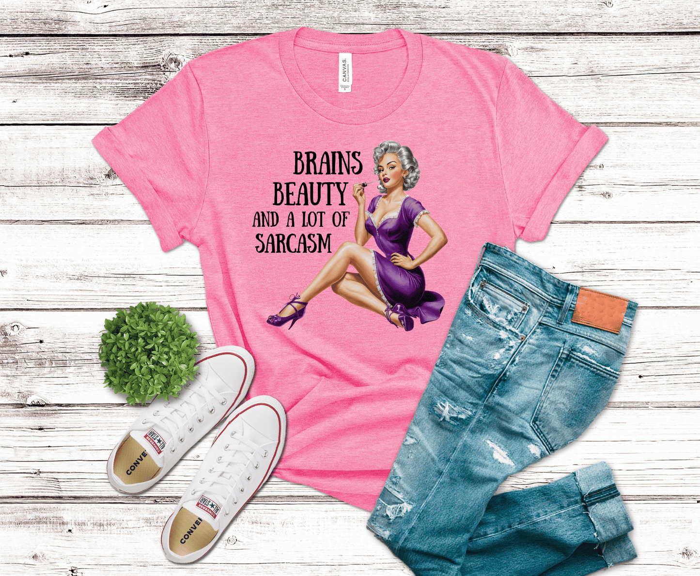 Premade DTF Transfer Gang Sheet For Graphic Tees| Sarcastic Lady