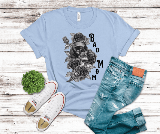 Bad Mom With Skull | DTF
