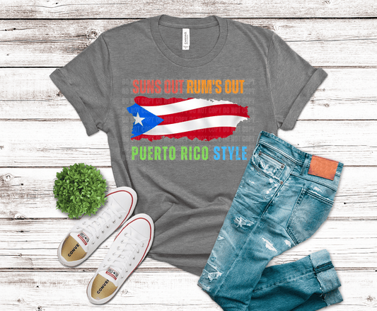 Suns Out Rum's Out PR | DTF Heat Transfer