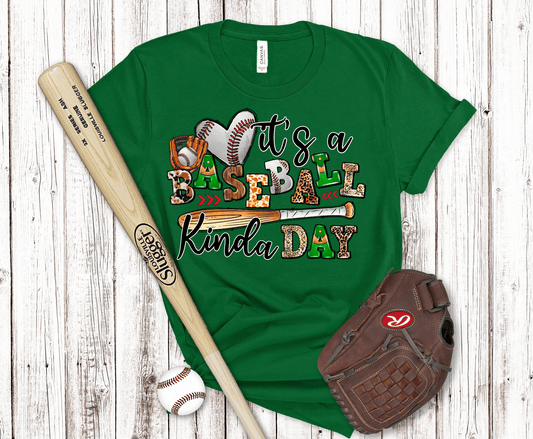 Its A Baseball Kinda Day | DTF Heat Transfer