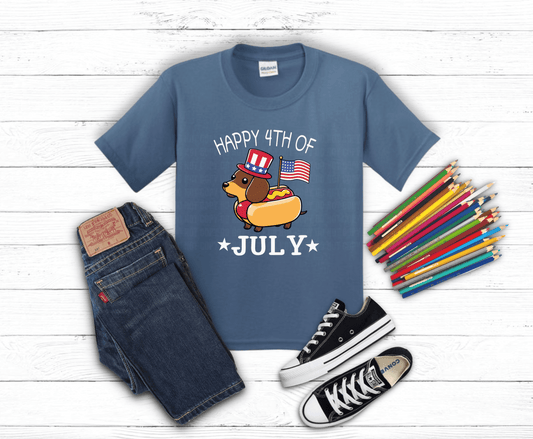 4th of July Hotdog | DTF Heat Transfer