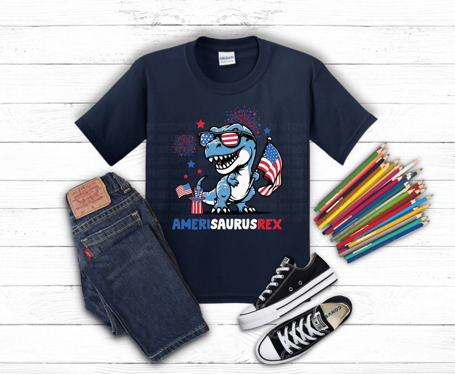 AmeriSaurusRex | DTF Heat Transfer