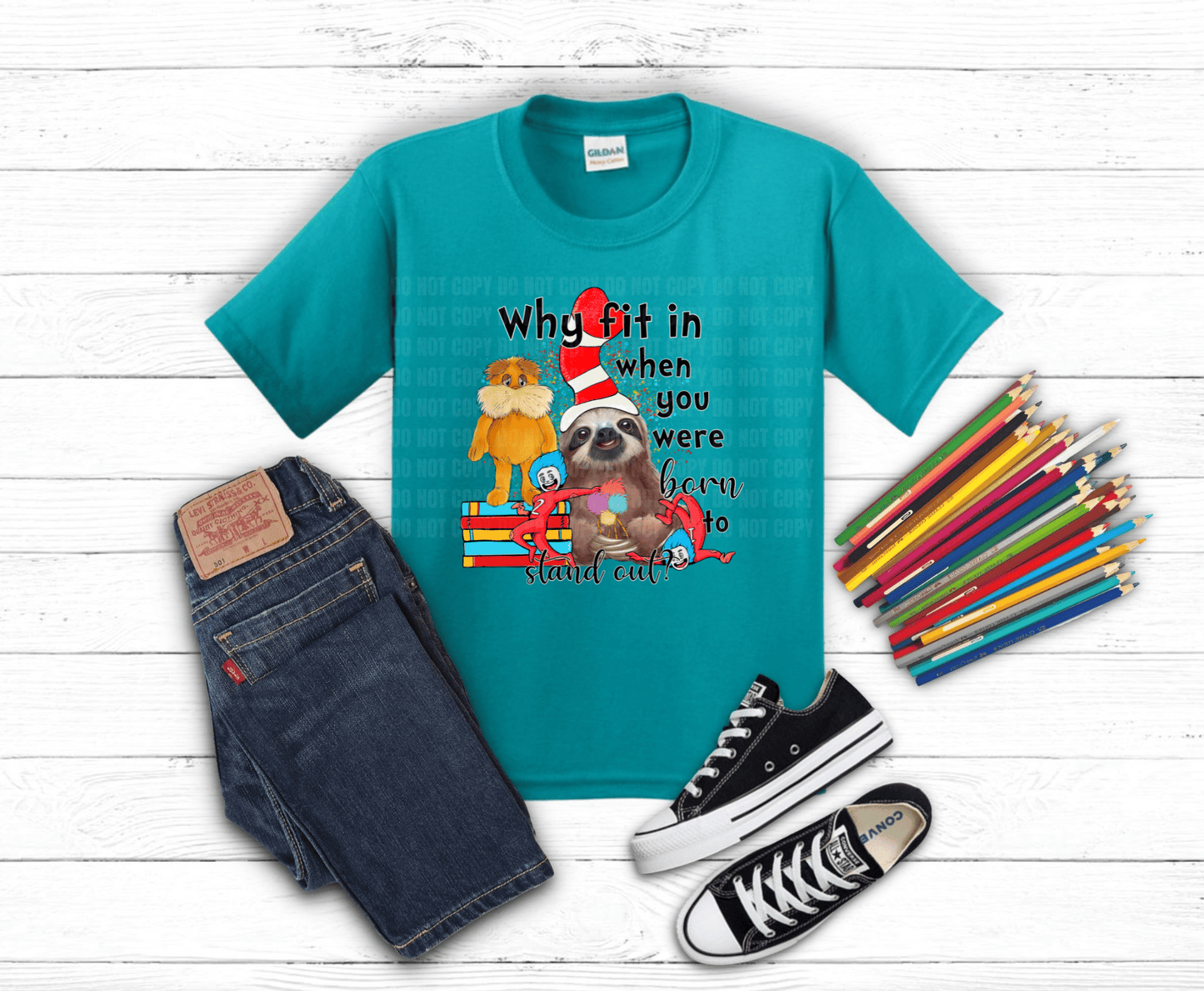 Premade DTF Transfer Gang Sheet For Graphic Tees | Reading Week