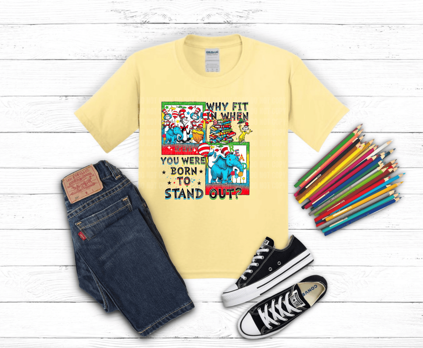 Premade DTF Transfer Gang Sheet For Graphic Tees | Reading Week