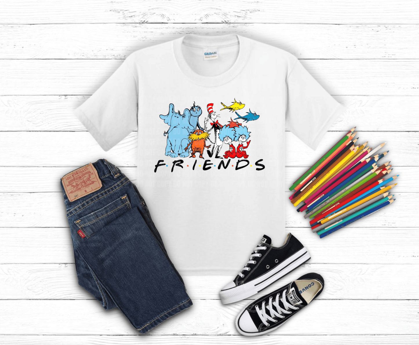 Premade DTF Transfer Gang Sheet For Graphic Tees | Reading Week