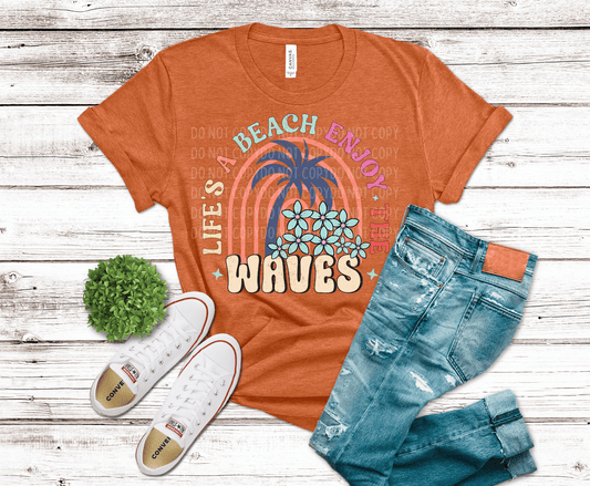 Beach Waves | DTF Heat Transfers
