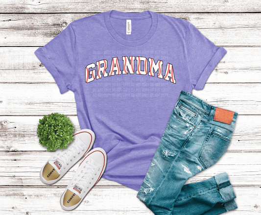 Baseball Grandma | DTF Heat Transfer