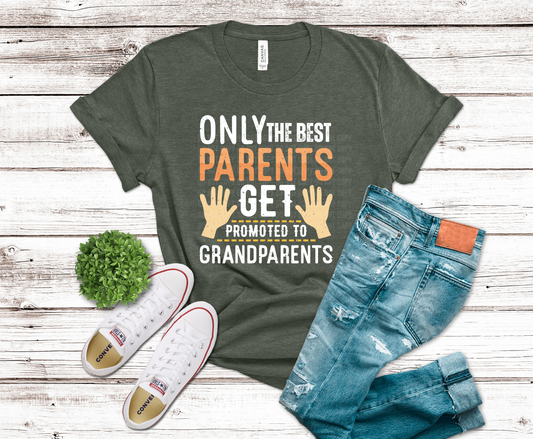 Promoted To Grandparents | DTF Heat Transfer