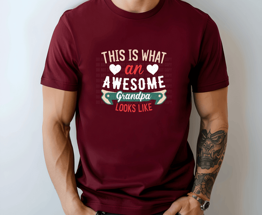 Awesome Grandpa | DTF Heat Transfer