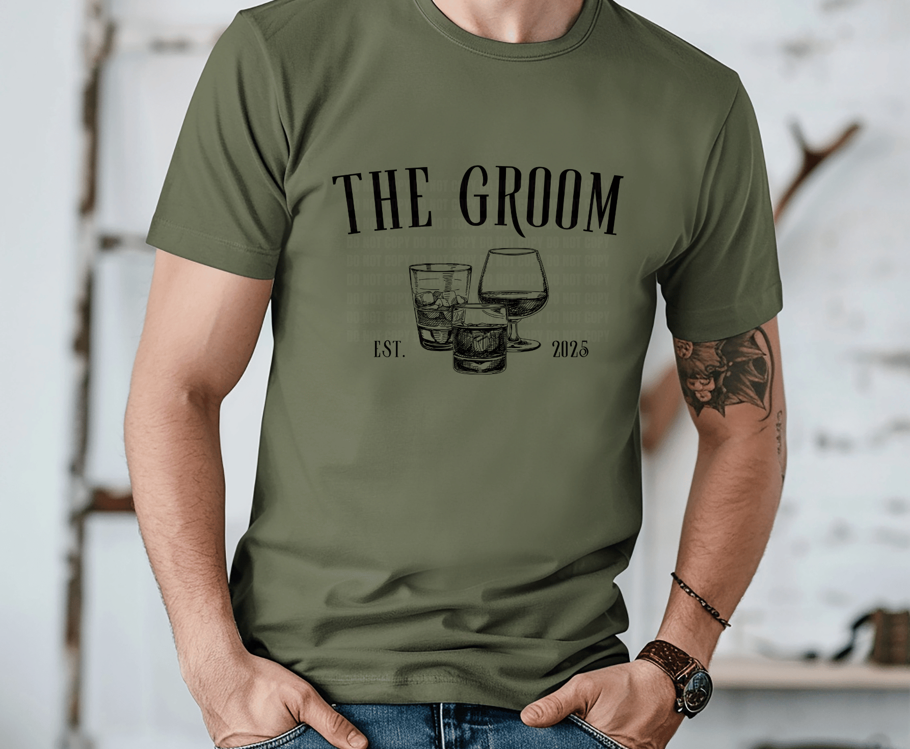 The Groom | DTF Heat Transfer - Griffin Expressions
