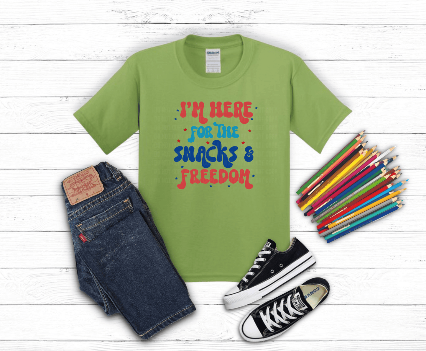 Snacks And Freedom | DTF Heat Transfer