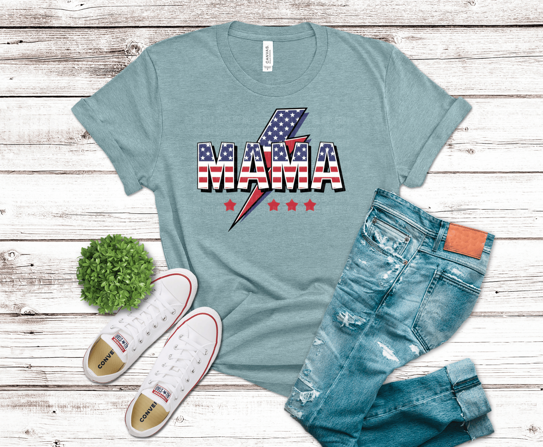 Mama Lightning | DTF Heat Transfer - Griffin Expressions