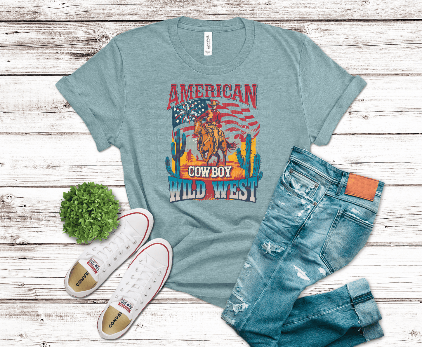 American Cowboy | DTF Heat Transfer - Griffin Expressions