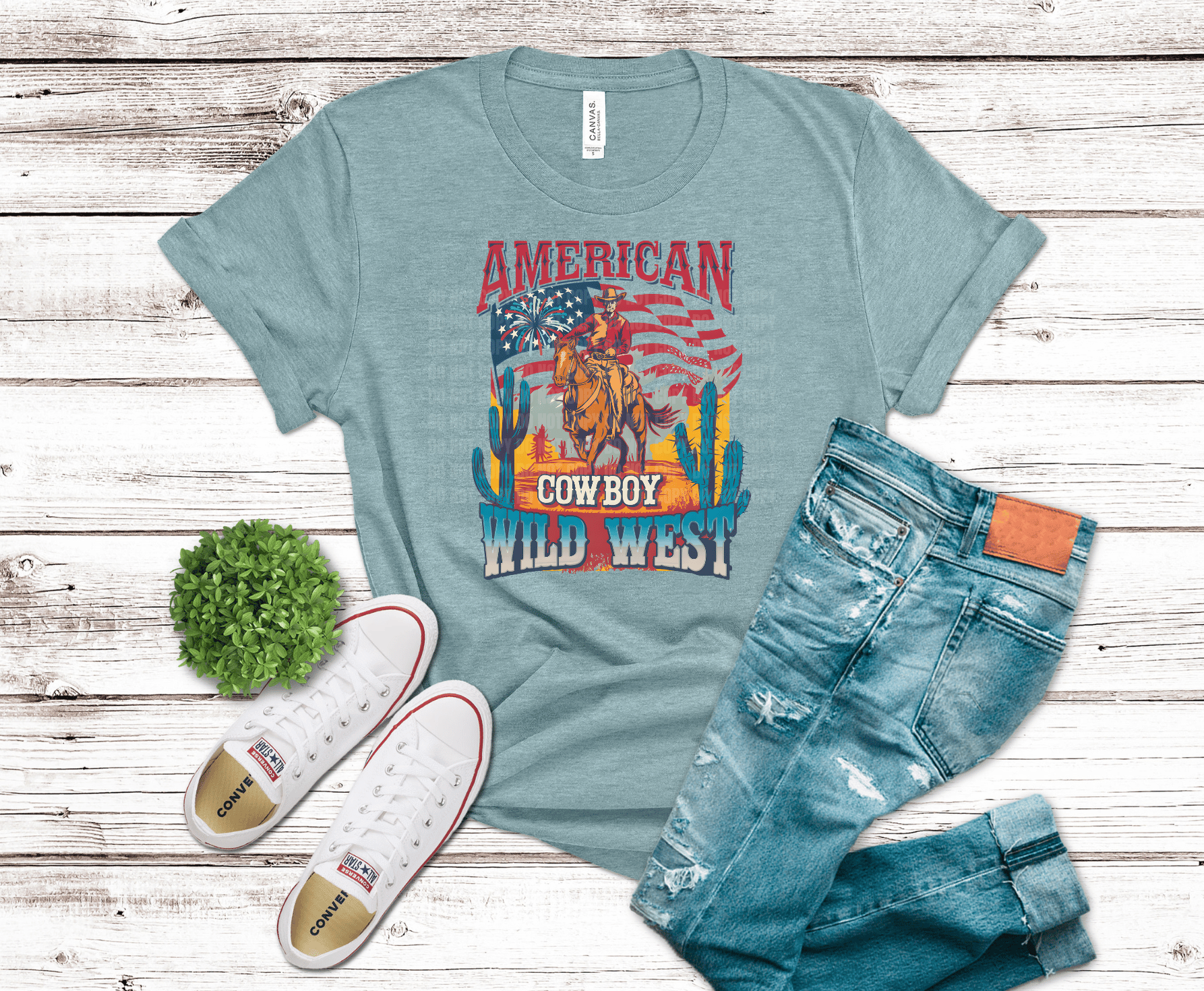 American Cowboy | DTF Heat Transfer - Griffin Expressions