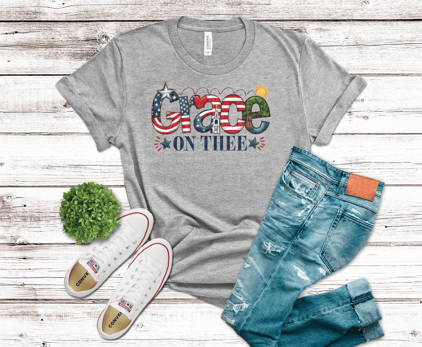 Grace On Thee | DTF Heat Transfer - Griffin Expressions