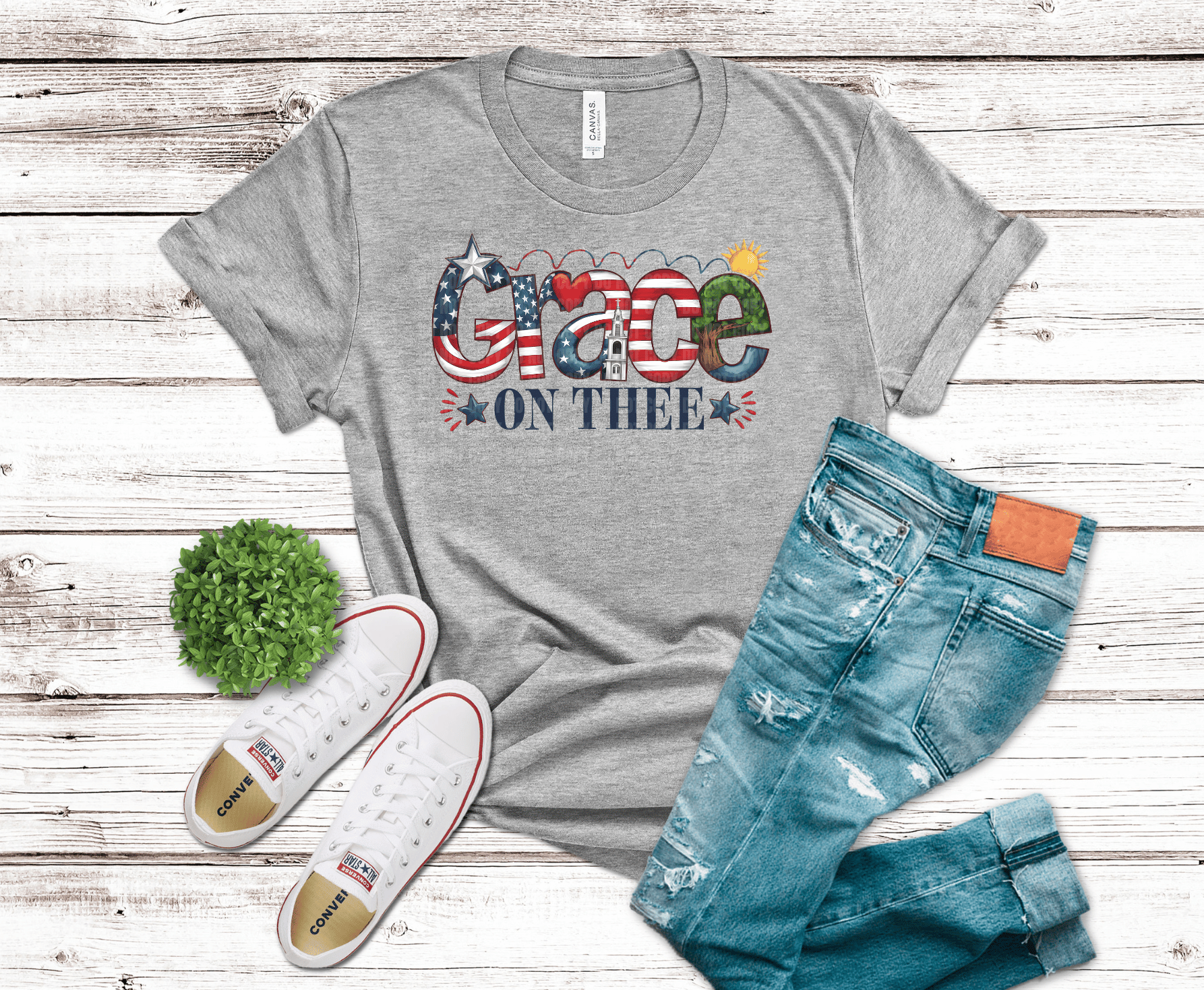 Grace On Thee | DTF Heat Transfer - Griffin Expressions