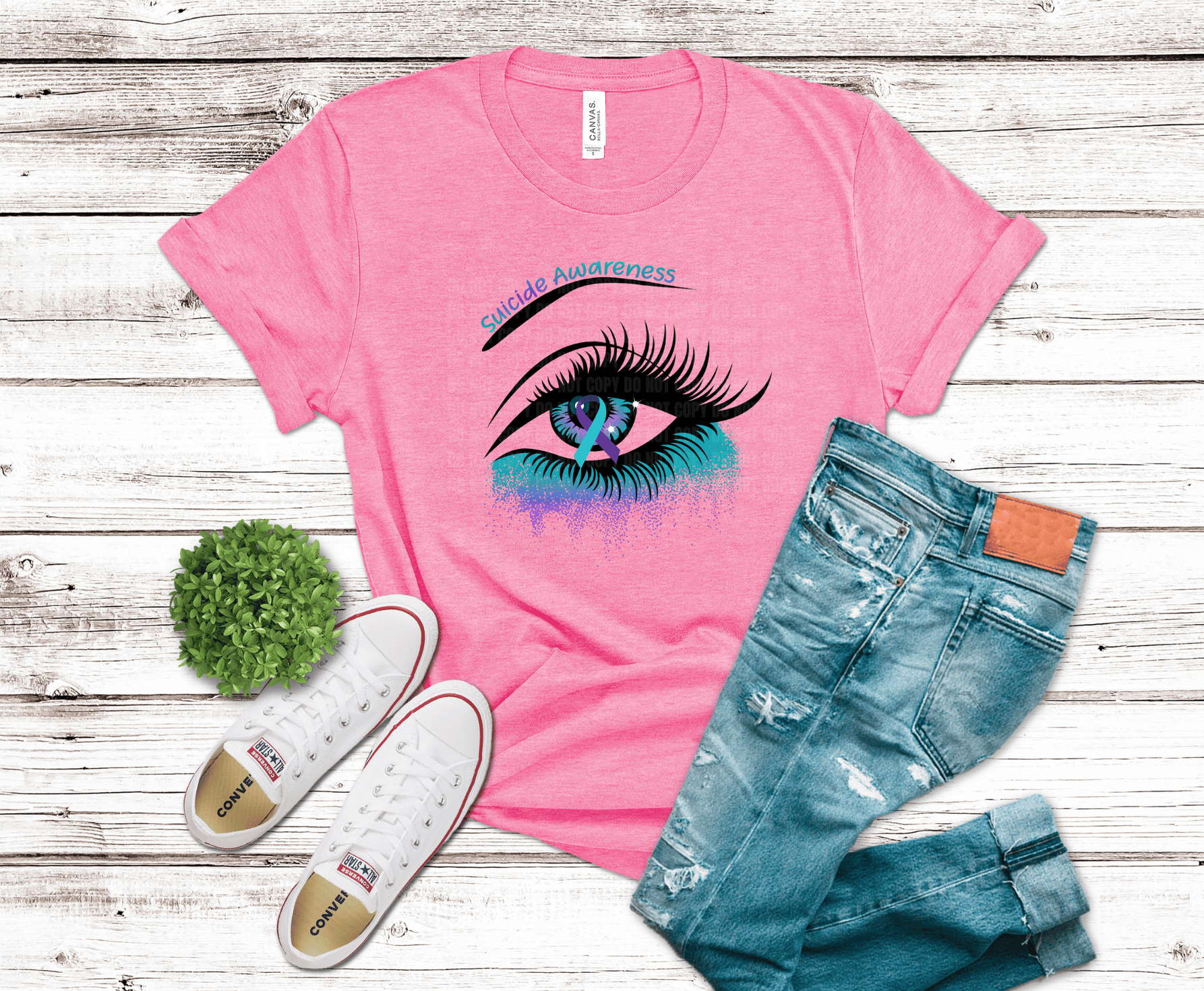Awareness Eye | DTF Heat Transfer - Griffin Expressions