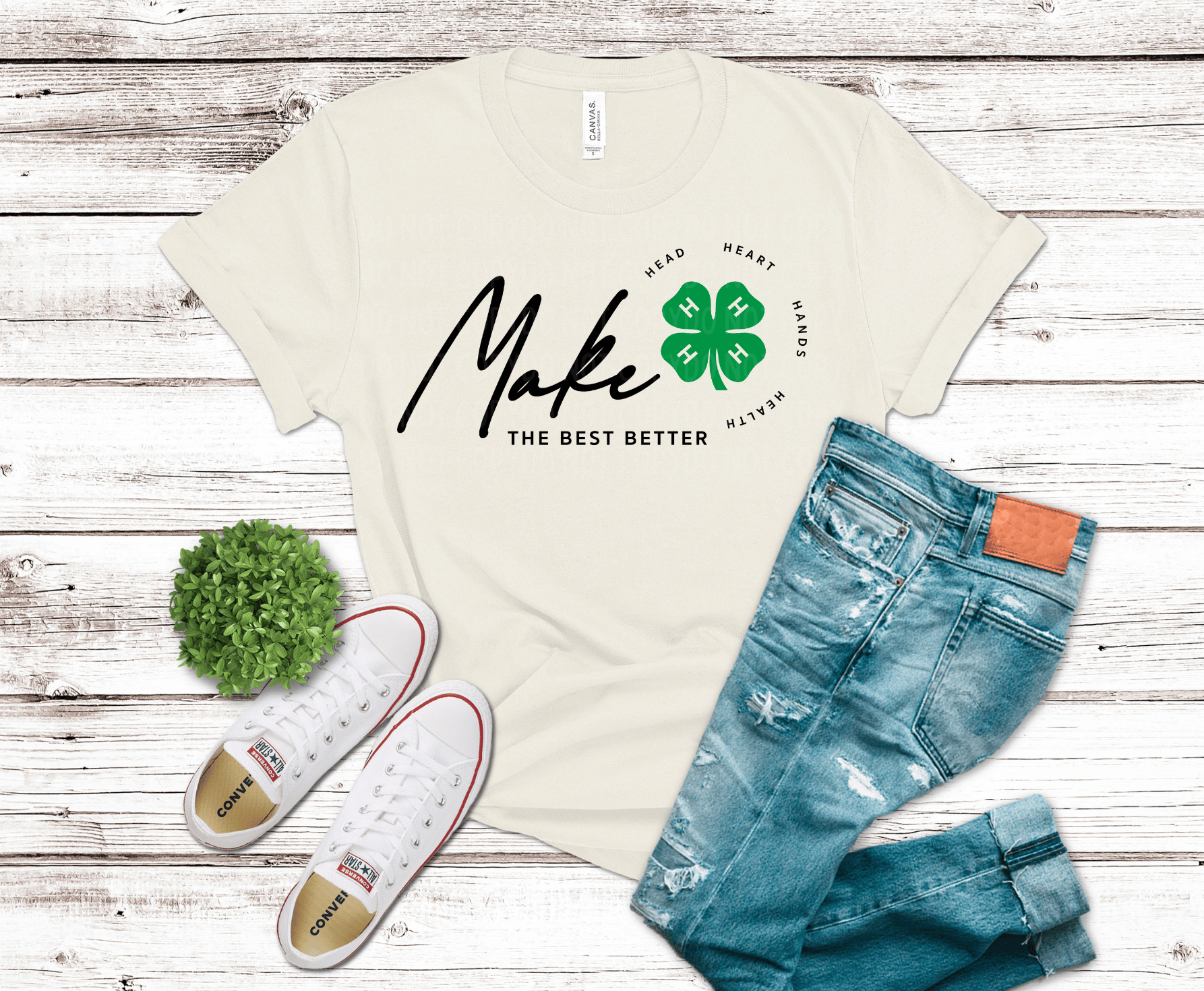 4H Make The Best Better | DTF Heat Transfer - Griffin Expressions