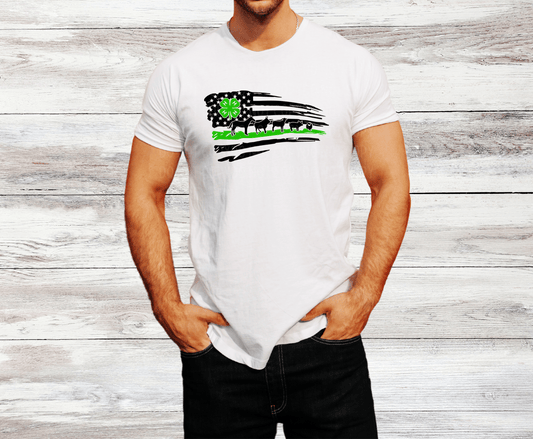 4H Livestock Flag | DTF Heat Transfer