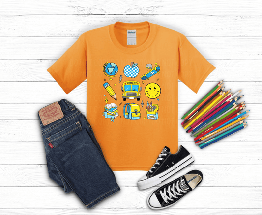 Back To School Bus | DTF Heat Transfer