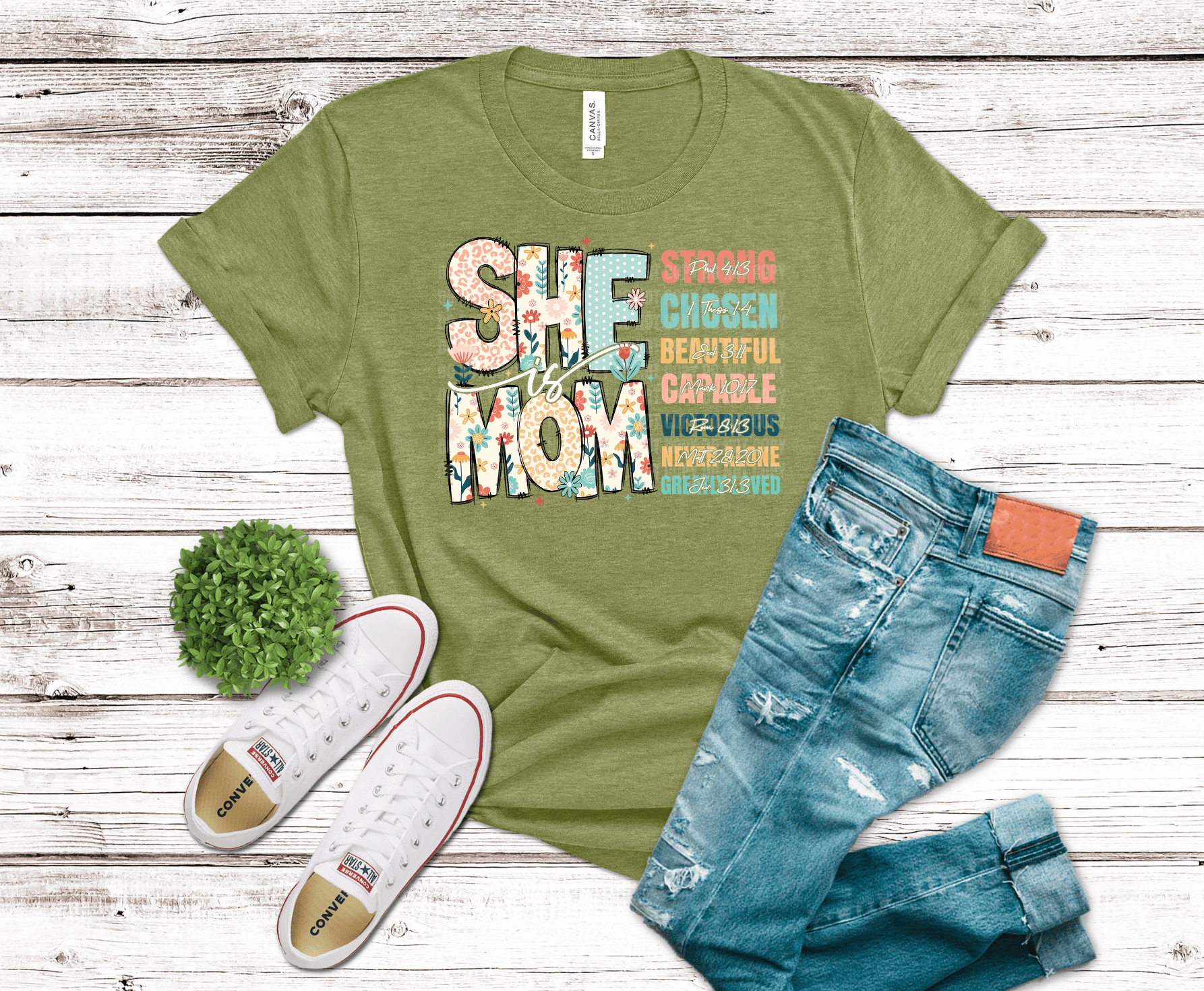 She Is Mom | DTF Heat Transfer - Griffin Expressions