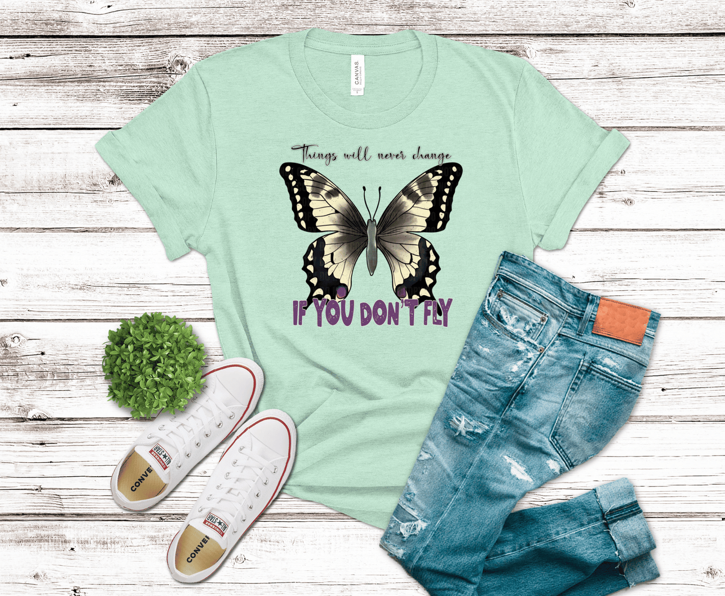 Butterfly Positivity | DTF Heat Transfer