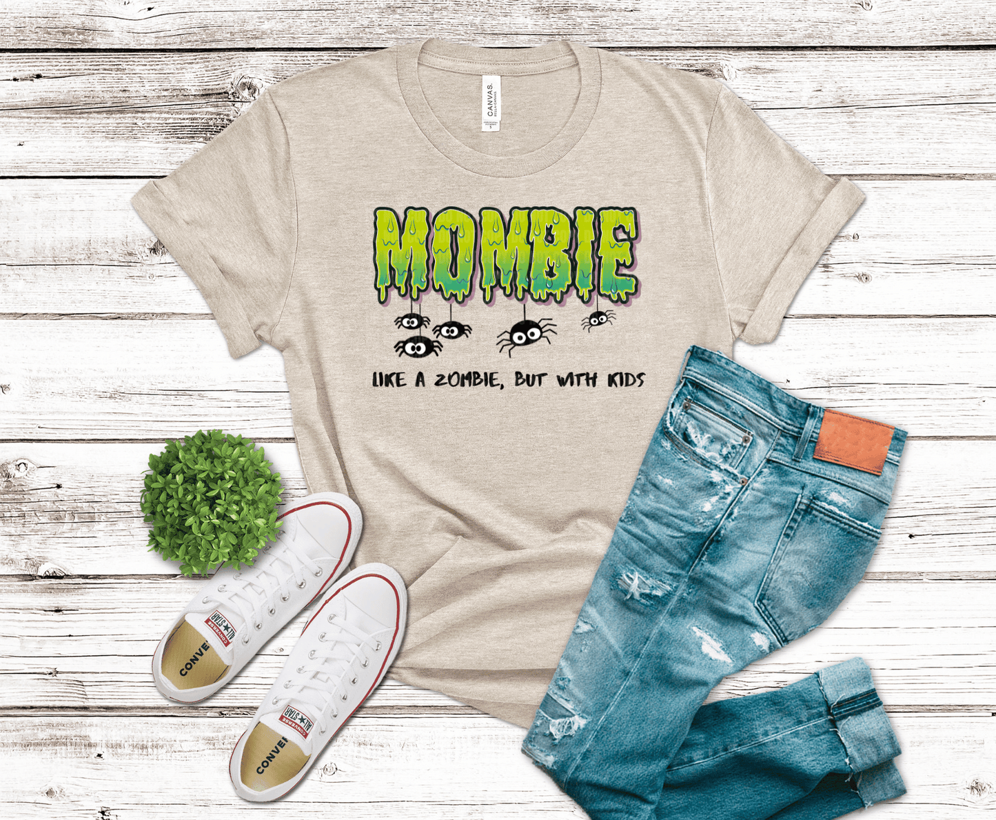 Premade DTF Transfer Gang Sheet For Graphic Tees | Zombie Girl