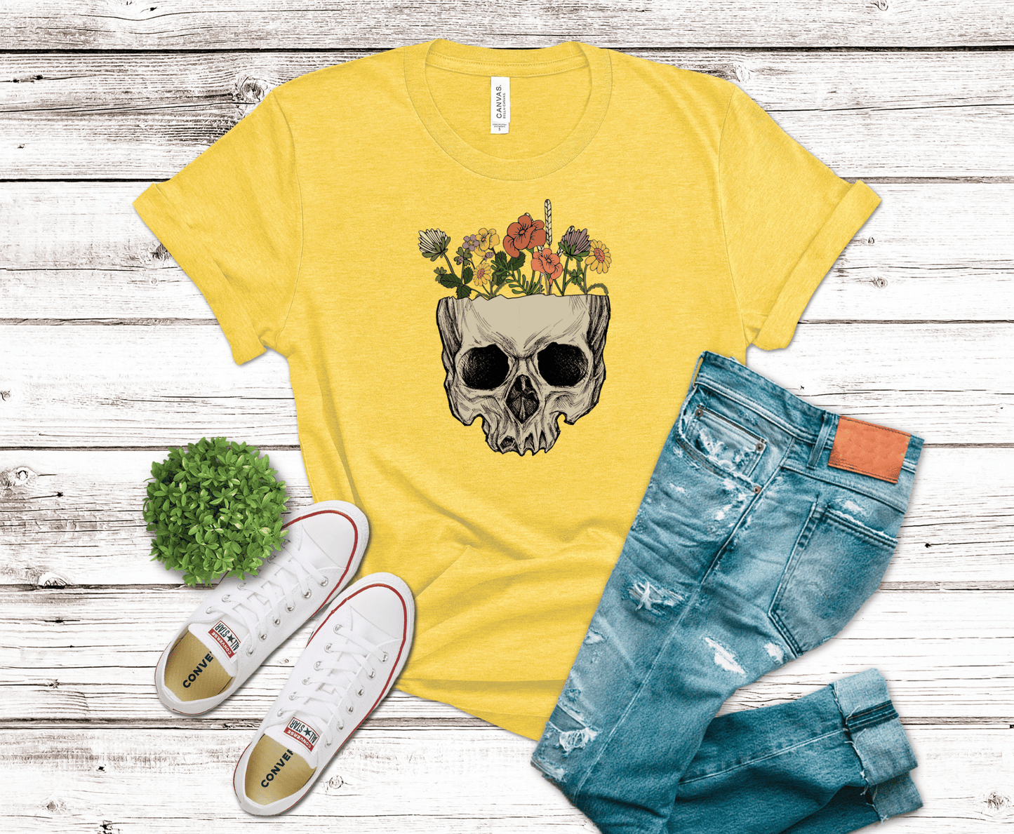 Flower Brain | DTF Heat Transfer