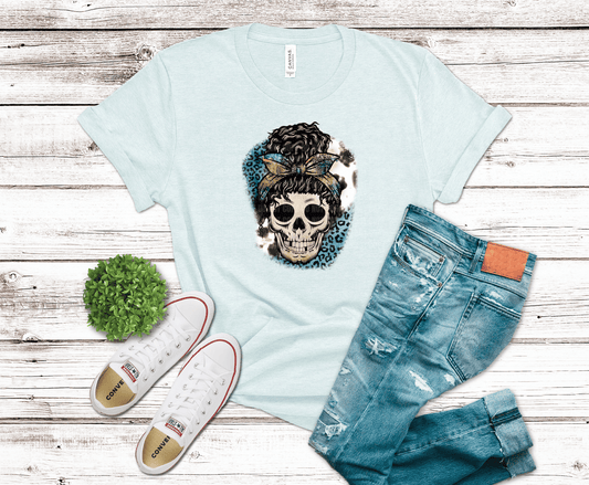 Woman Skull | DTF Heat Transfer