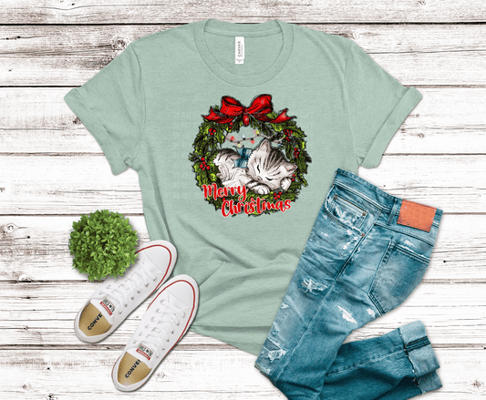 Christmas Kitty | DTF Heat Transfer