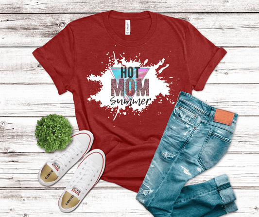 Hot Mom Summer Splatter | DTF - Griffin Expressions