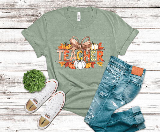Fall Teacher | DTF Heat Transfer
