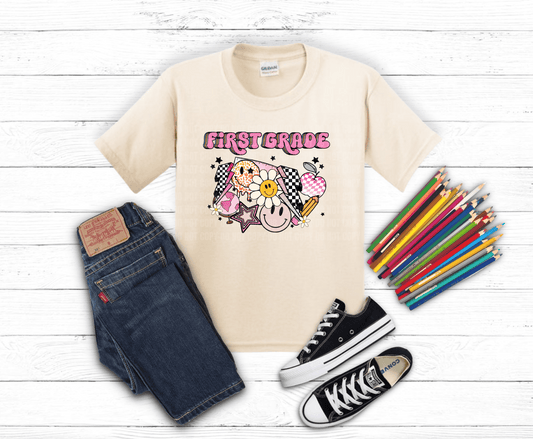 Retro 1st Grade | DTF Heat Transfer