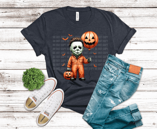 Myers Pumpkin | DTF Heat Transfer