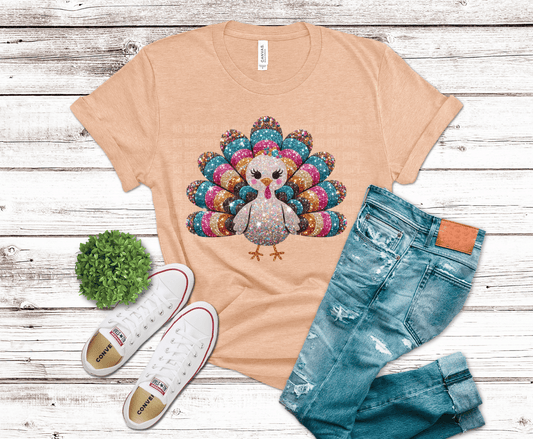 Bling Turkey | DTF Heat Transfer